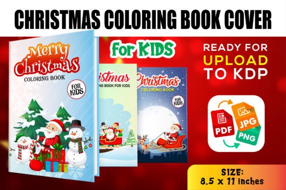Download CHRISTMAS COLORING BOOK COVER for KIDS - Premium Resources