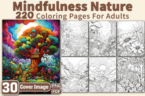 Download Mindfulness Nature Coloring Pages Adults - Nature coloring pages Collection