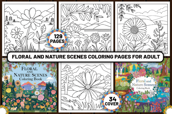 Download 129 Floral and Nature Coloring Pages - Nature coloring pages Collection