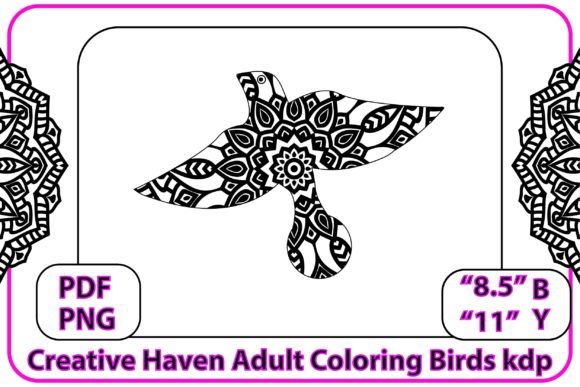 Download Creative Haven Adult Coloring Birds Kdp - Premium Resources