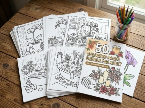 Download 50 Relaxing Spa Coloring Pages for Adult - Relaxing Collection