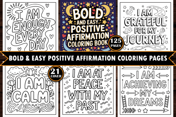 Download Bold Positive Affirmation Coloring Pages - Positive affirmation coloring pages Collection