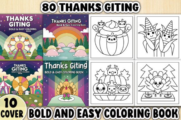 Download Bold and Easy Thanksgiving Coloring Page - Premium Resources